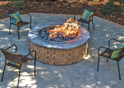 patio and fire pit services example